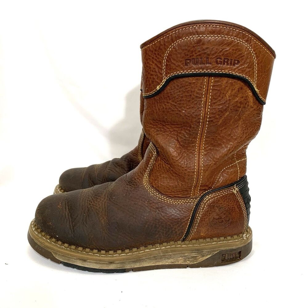 Georgia Boot AMP LT Wedge Pull On Work Boot GB00349 - Durable Men's US 8 M